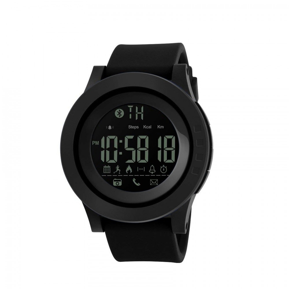 Ceas smartwatch Skmei 1255, Pedometru, Calorii, Distanta, Bluetooth, Buton Fotografiere