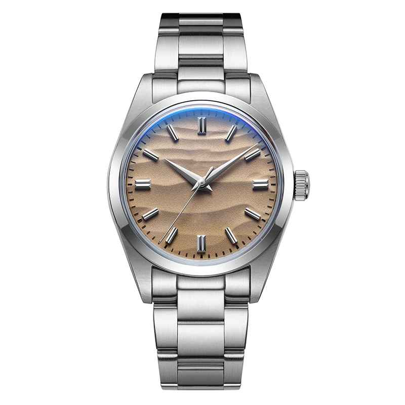 Ceas ADDIESDIVE AD2030 Desert Sand, quartz VH31, 36mm, otel inoxidabil 316L, 100M rezistent la apa