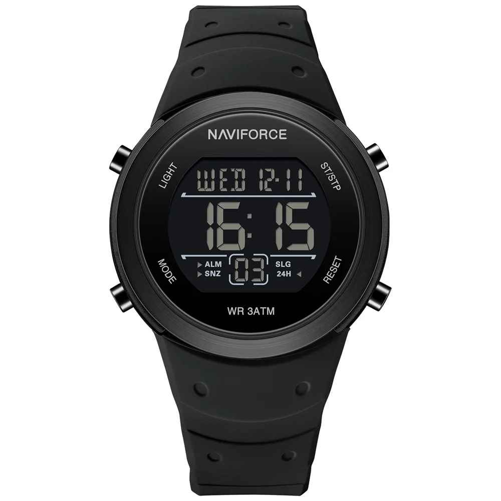 Ceas Barbatesc Naviforce 9246 Negru ,   Functii Multiple, Sport, Calendar, Digital