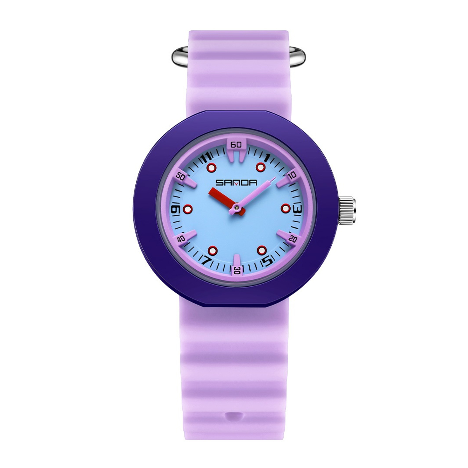 Ceas Copii Sanda 9108 Mov ,   Design Fashion, Analog, Rezistent la Apa 3ATM
