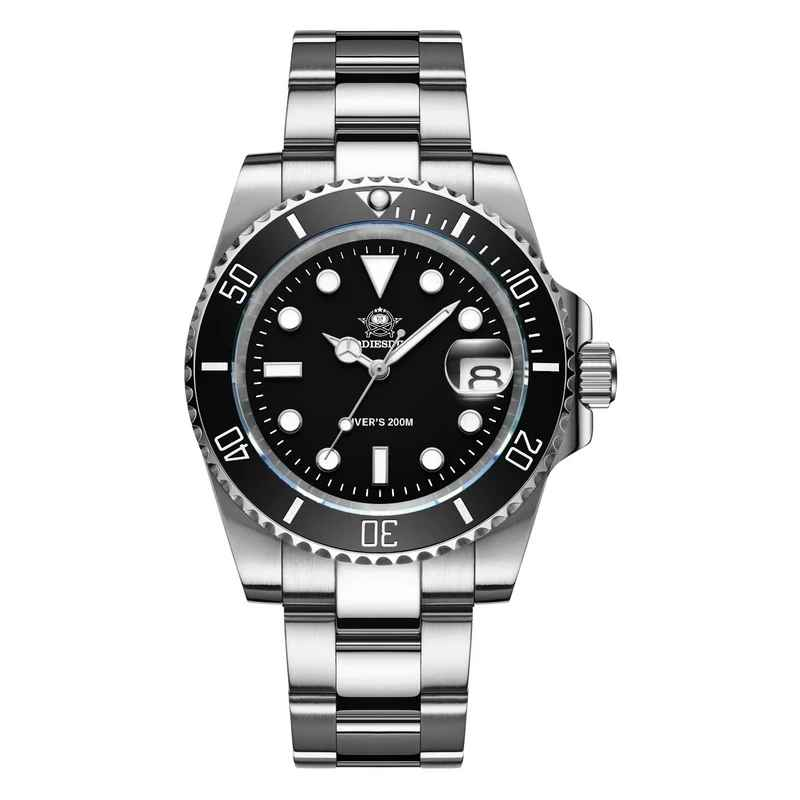 Ceas de scufundare ADDIESDIVE, Miyota 2115, 41mm, otel inoxidabil 316L, bezel ceramic, 200M rezistent la apa