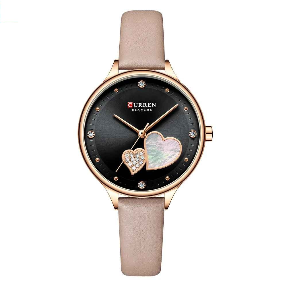 Curren, Ceas dama, Fashion, Elegant, Quartz, Curea din piele naturala