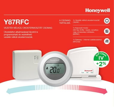 Termostat de ambianta HONEYWELL on/off WiFi, The Round connected Y87 RFC [2]