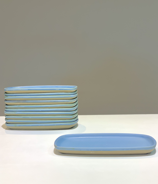 Platou Heritage Albastru Servire (Lungime 22,5cm, Latime 15,5cm) [5]