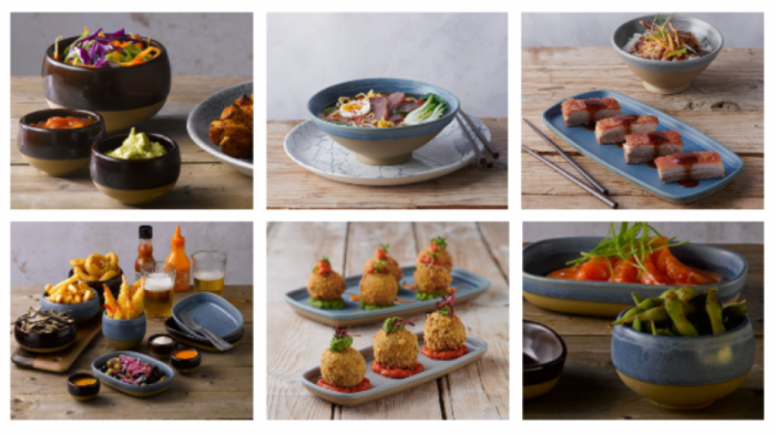 Platou Heritage Albastru Servire 30cm [6]