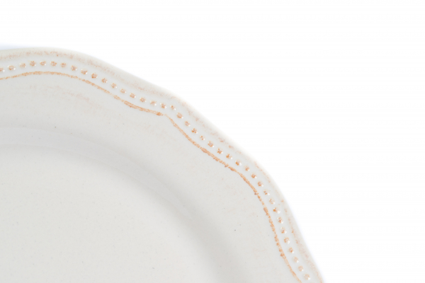 Set 4 Farfurii Aperitiv Vintage White 21,5cm - Ceramica Premium [3]