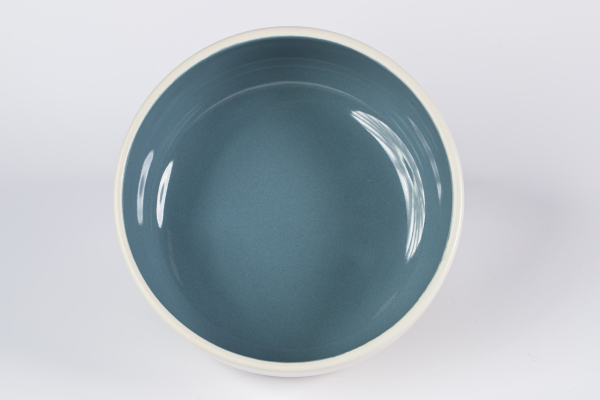 Bol Ceramica, Alb Perlat Albastru, Nomad Horeca [2]