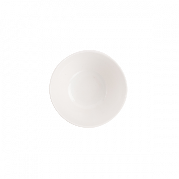 Bol Ceramicã NOVA - 14cm: Alb & Gri cu Picățele Vișiniu Închis [2]