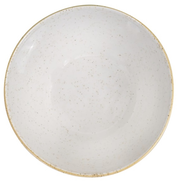 Bol Mineral Ceramica Premium Termorezistent Alb+Picatele (18cm, 1000ml) [4]