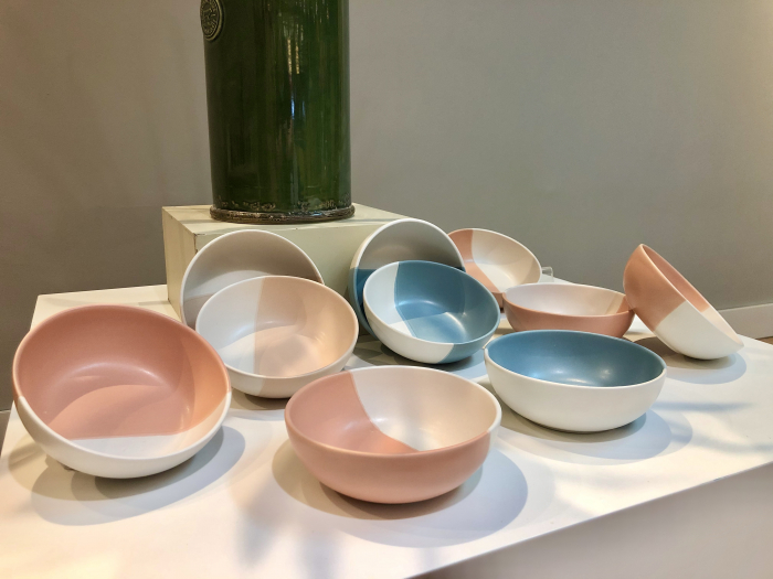 Bol Ceramicã Summer (Albastru-Alb) [5]