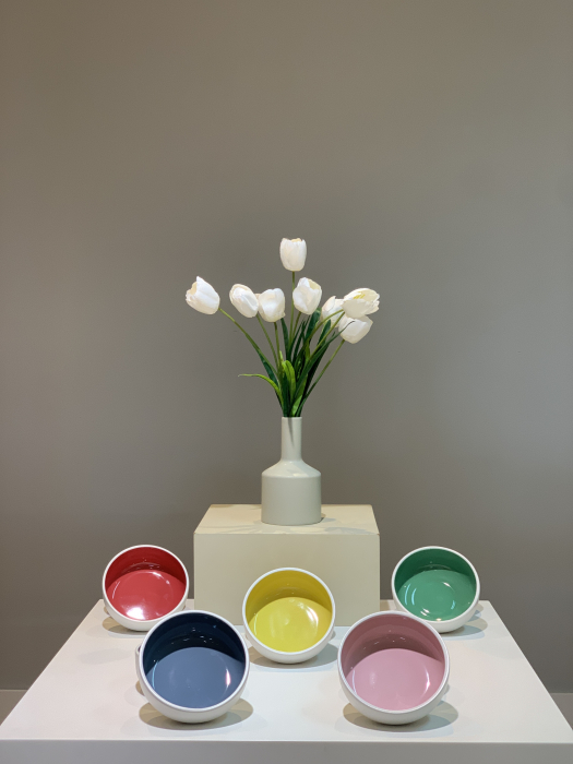 Bol COLORAT Galben ( Alb Perlat Mat Exterior Galben Lucios Interior) [3]