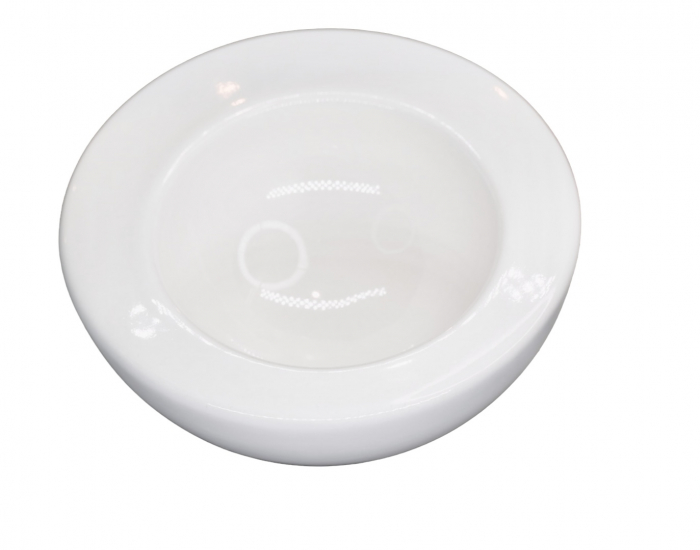 (2 Bucăți) Bol Mic Molecule Casablanca Alb 350 ml Diametru 17 cm [5]