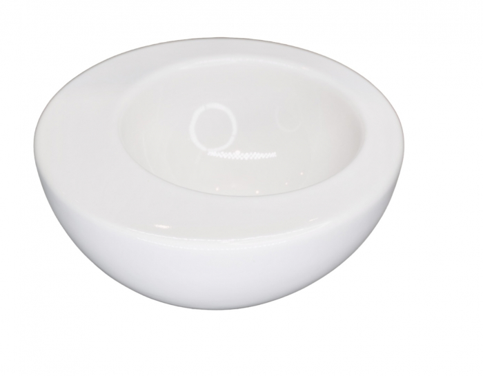 (2 Bucăți) Bol Mic Molecule Casablanca Alb 350 ml Diametru 17 cm [6]