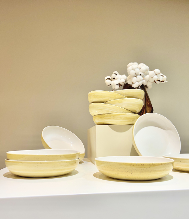 Bol Mare Pasta - Tera Celis (Ocru-Galben) 23 cm [5]