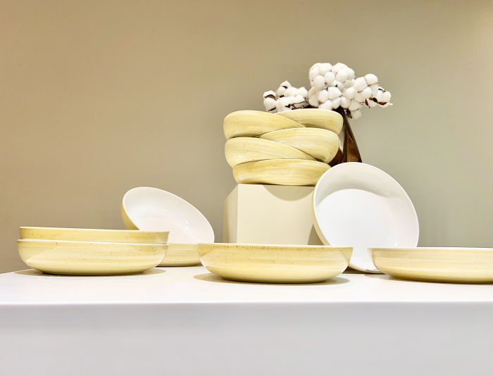 Bol Mare Pasta - Tera Celis (Ocru-Galben) 23 cm [2]