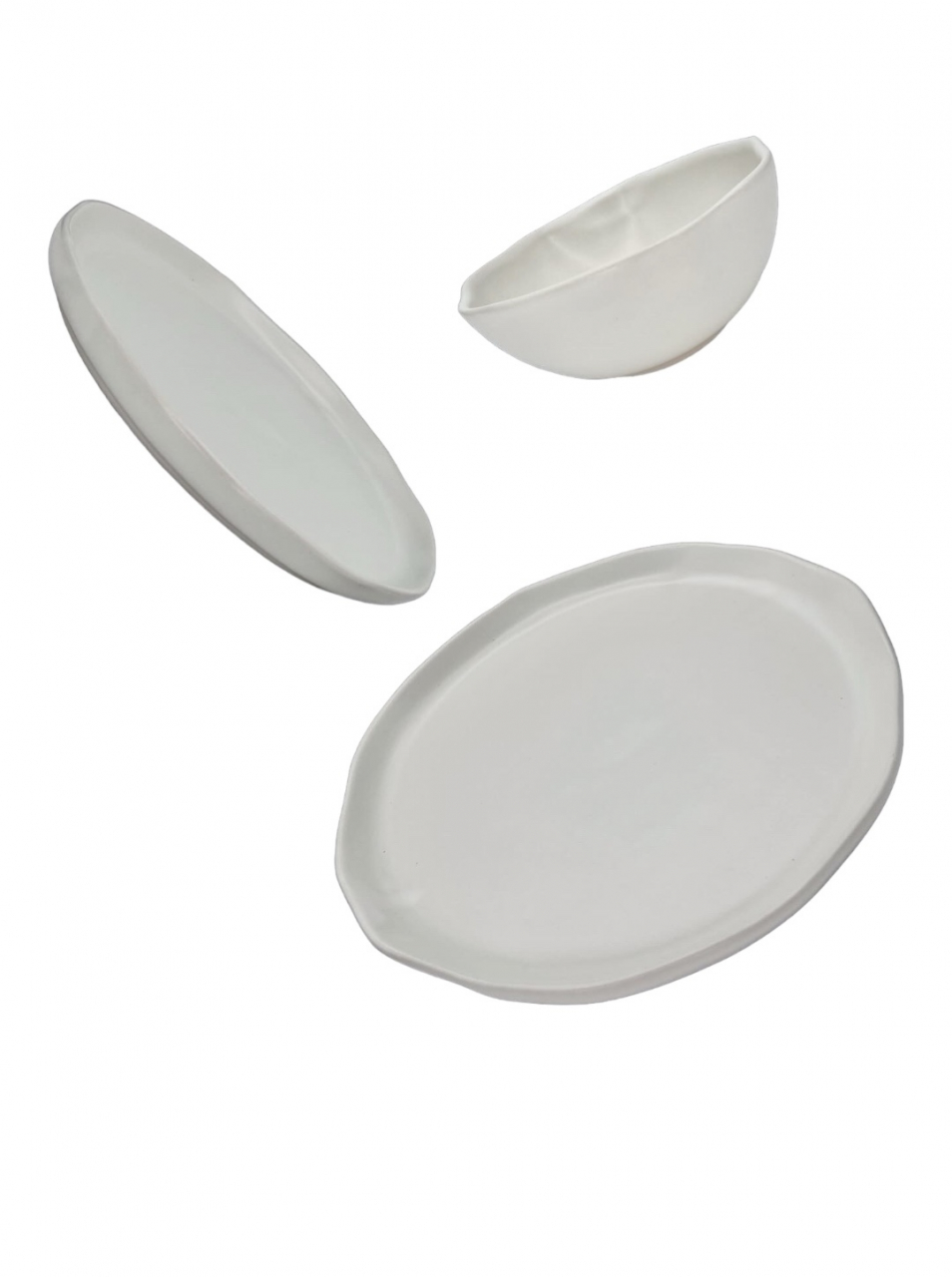 Bol NOVUM alb mat Milk Foam 15,5cm diametru, 7cm inaltime, 500ml  (gresie ceramica glazurata manual) [3]