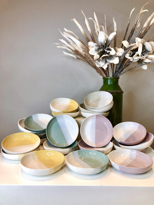 Set 50 Boluri Paste, Colecția Artizan, ceramică glazurată manual, Horeca, diametrul 23 cm [4]