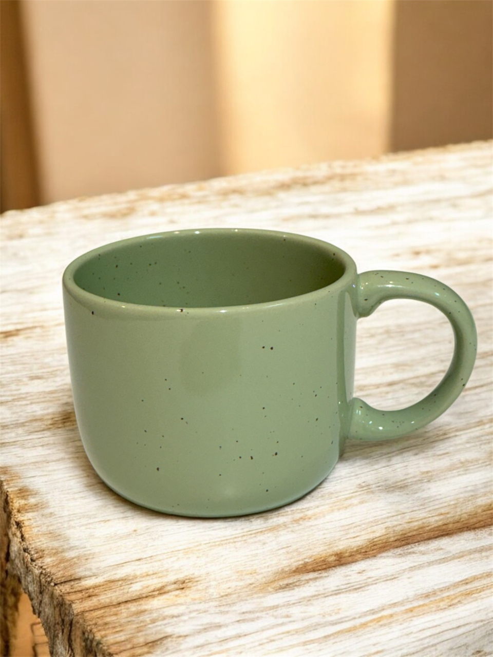 Cană cafea, Artizan Mineral Verde, glazură lucioasă, 400ml [2]