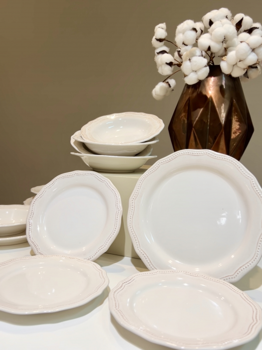 Bol Supă Vintage White 21,5cm - Ceramica Premium [6]