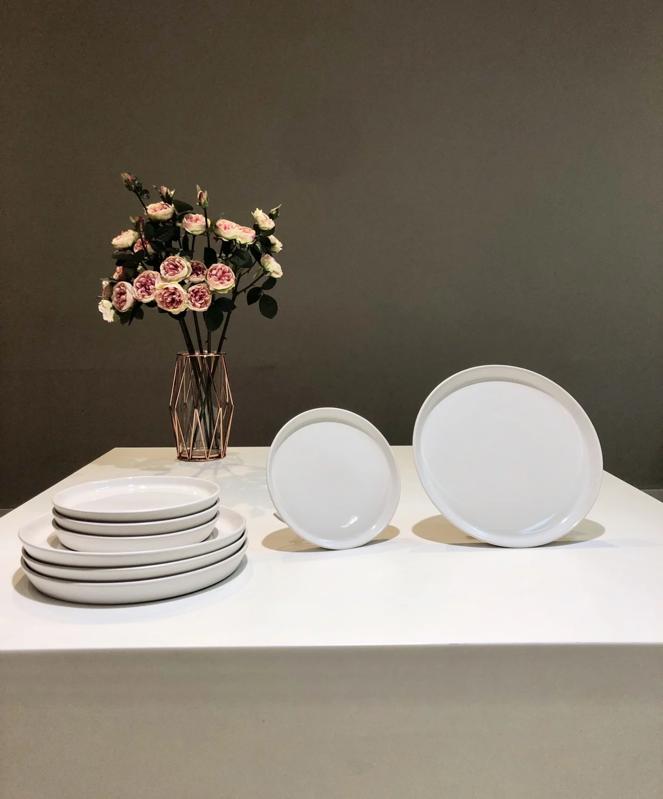 Farfurie Desert Casablanca Alb 20 cm (glazura din minerale) [13]