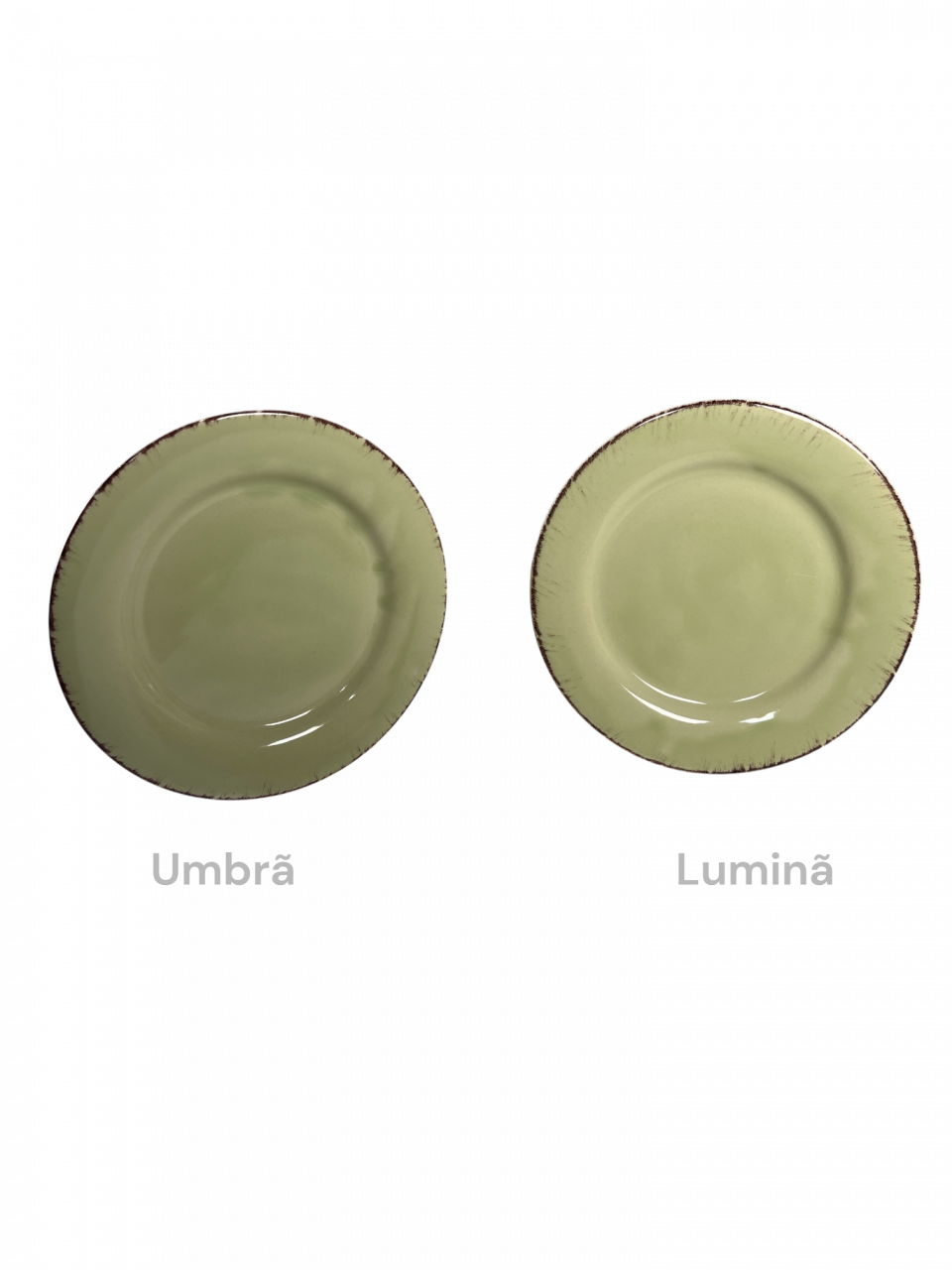 Farfurie Desert Glaze Verde-Lemon 20cm (glazurat manual) [6]