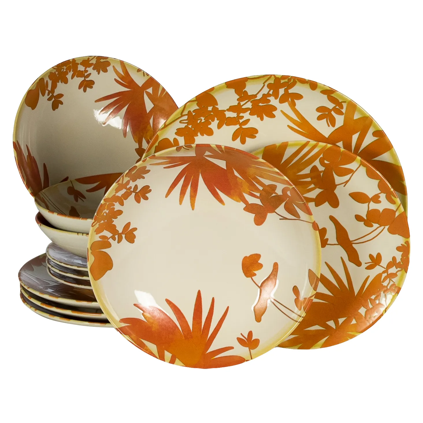 Farfurie Desert Summer 66 Portocaliu ( 20 cm diametru) [6]