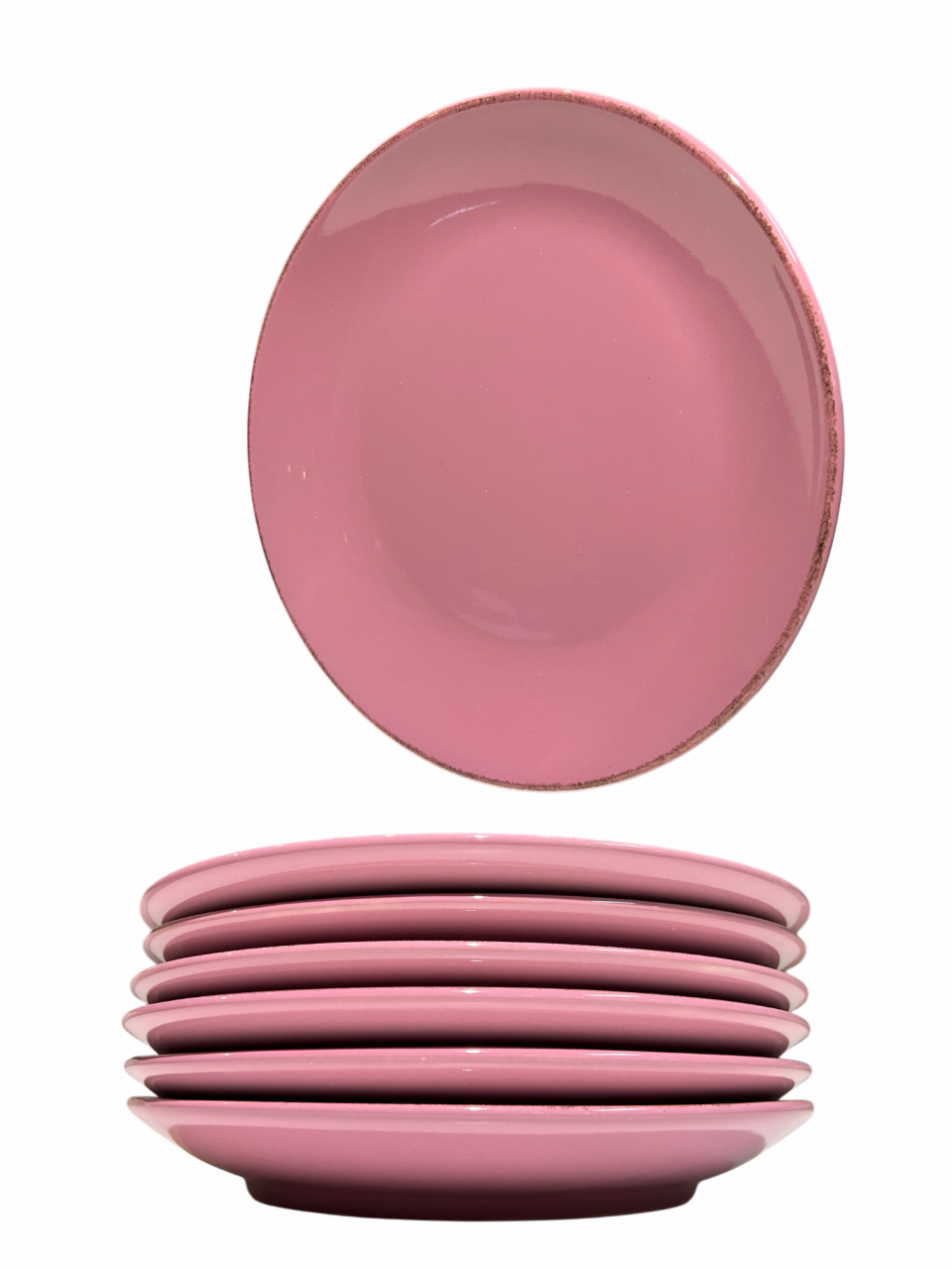 Farfurie Gresie 26cm HOME Roz Închis Pal, fel principal (Carmine Dark Pink) [2]