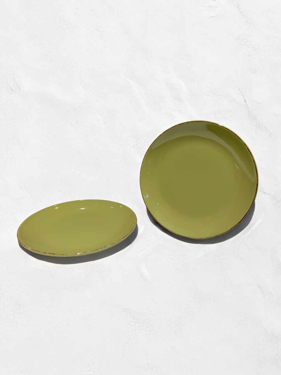 Farfurie Gresie 26cm HOME Verde Olive Pal, fel principal [6]