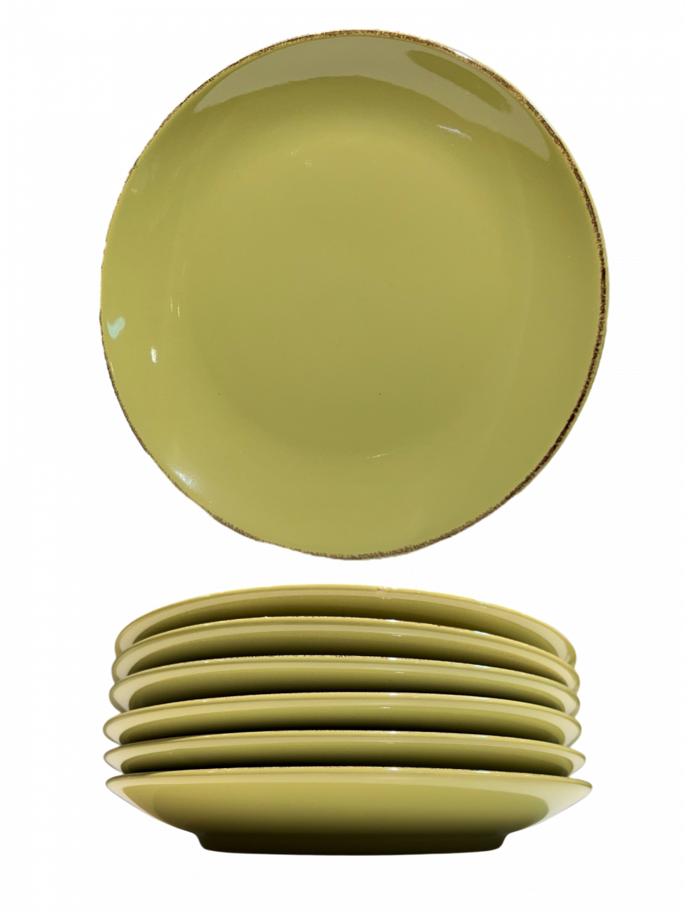 Farfurie Gresie 26cm HOME Verde Olive Pal, fel principal [2]