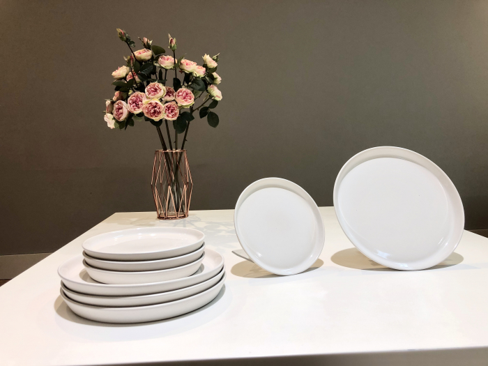 Farfurie Mare Casablanca (Alb 25cm) [8]