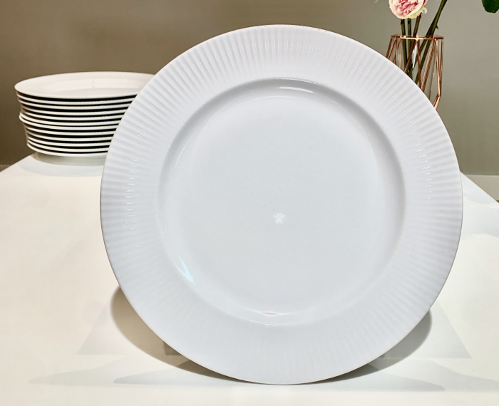 Farfurie Mare Întinsa Soleil Alb ( 27 cm diametru) [6]