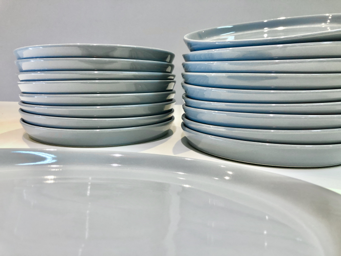 Farfurie Mare Nebula (Gri-Albastru 26cm) [12]