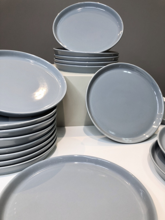 Farfurie Mare Nebula (Gri-Albastru 26cm) [6]