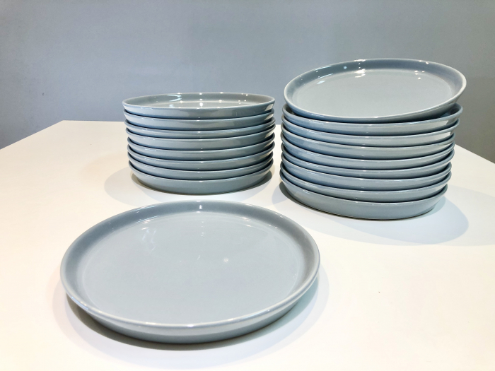 Farfurie Mare Nebula (Gri-Albastru 26cm) [2]