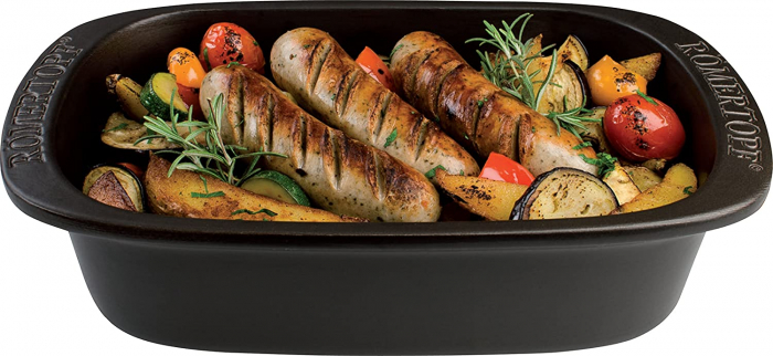 Formã Vas Cuptor Romertopf Vulcano Neagrã Cuptor ( Mare 4-6 persoane) [6]