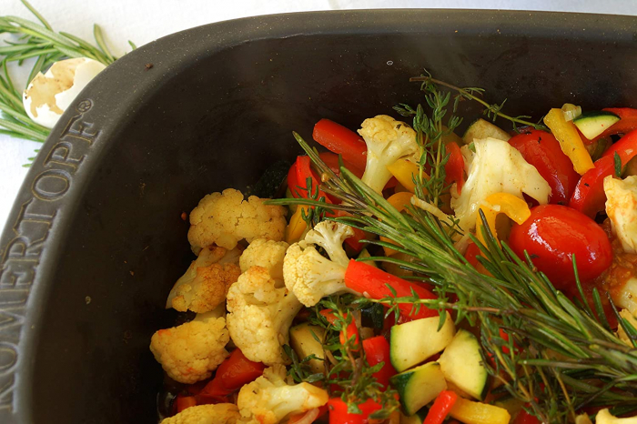 Formã Vas Cuptor Romertopf Vulcano Neagrã Cuptor ( Mare 4-6 persoane) [8]