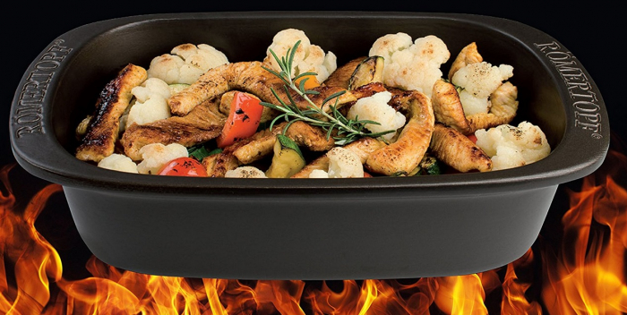 Formã Vas Cuptor Romertopf Vulcano Neagrã Cuptor ( Mare 4-6 persoane) [11]