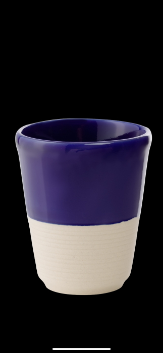 Pahar Arhitect Cobalt - Pahar ceramica glazurata manual [3]