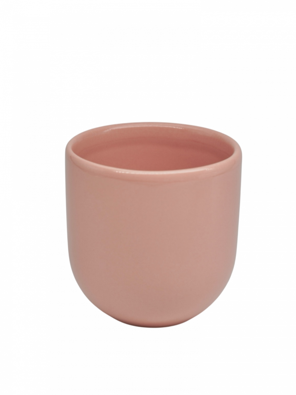 Pahar Cafea NOVUM Millennium Powder Pink 250 ml Gresie Ceramică Premium roz deschis espresso cappucino latte [1]