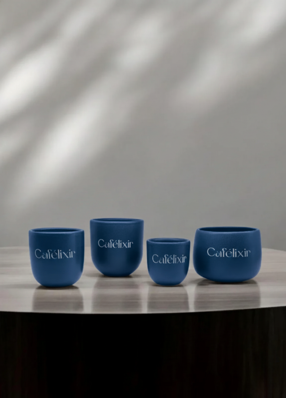 Pahar cafea NOVUM Baby Blue Cappucino 330ml Flat White, Latte [5]