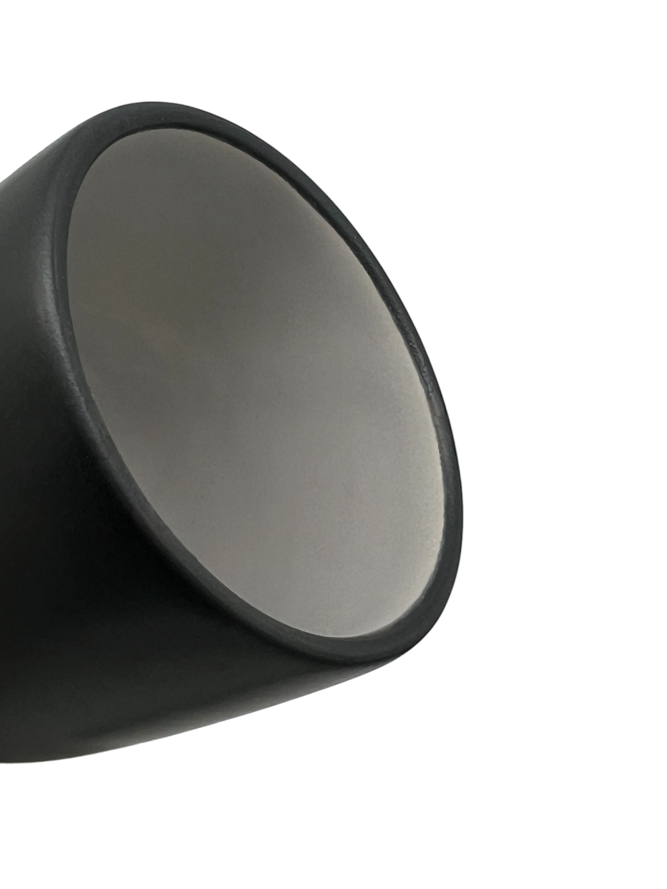 Pahar Cafea Novum Black Beauty 150ml (espresso lung cu lapte)  Negru + Gri-Crem [10]