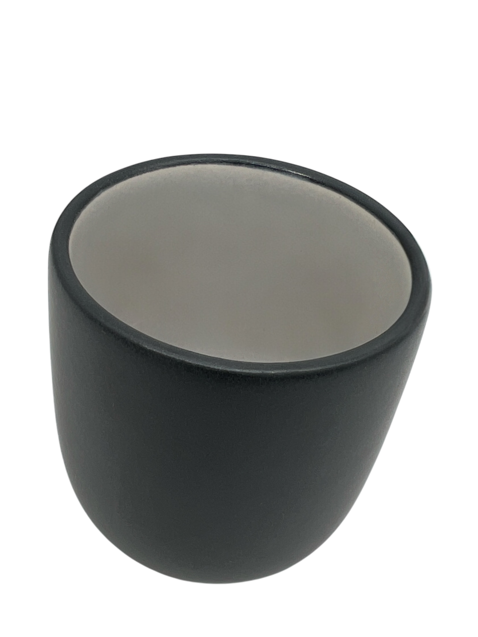 Pahar Cafea Novum Black Beauty 150ml (espresso lung cu lapte)  Negru + Gri-Crem [6]