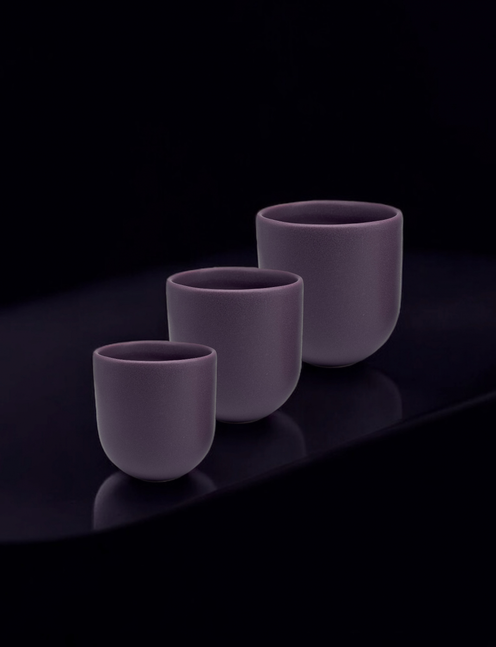 Pahar Cafea NOVUM Velaris Purple Dynastia 250 ml Ceramică Mov Regal [1]