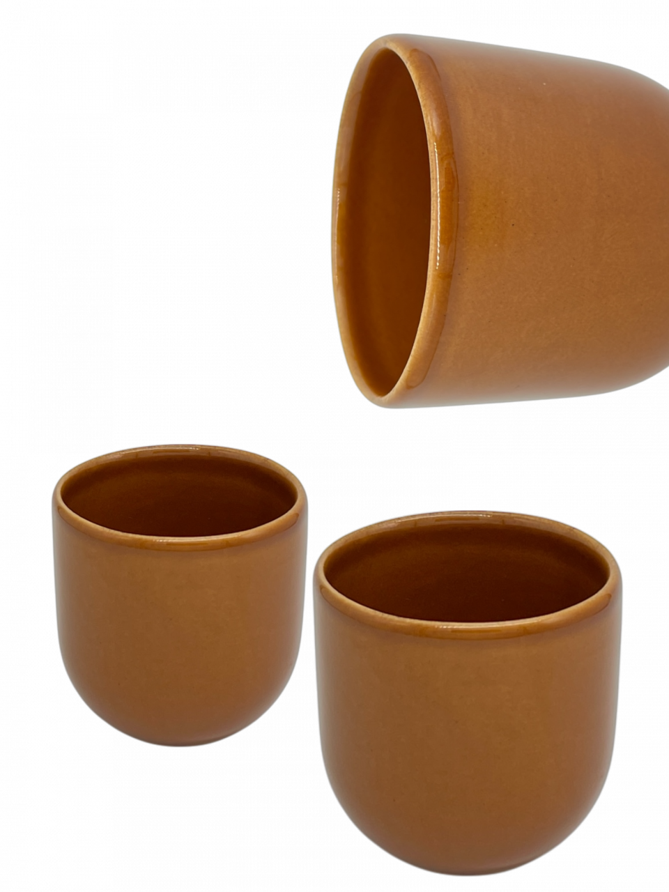 Pahar Cafea Novum Maro Teracotă  (Pantone Brown Leather, 250ml) Gresie Glazuratã Manual [4]
