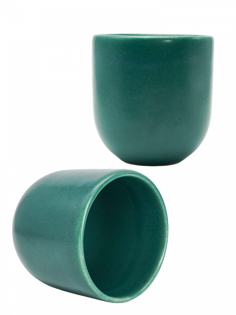 Pahar Cafea Novum Verde Emerald 250ml (Glazurat Manual) [3]