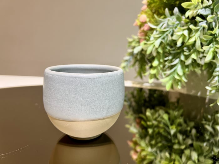 Pahar Ceramica Heritage Gri (Glazurat Manual) 300ml [7]