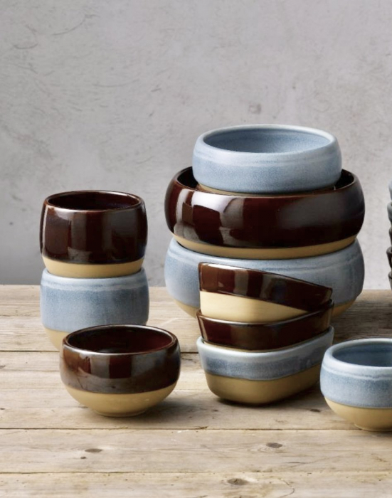 Pahar Ceramica Heritage- Maro Teracota Visiniu - 300ml (Glazurat Manual) [2]