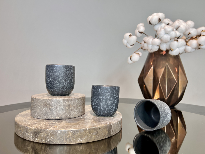 Pahar Ceramica Senso Novum (Granit-Negru, Mat, 150ml) Gresie Glazuratã Manual [7]