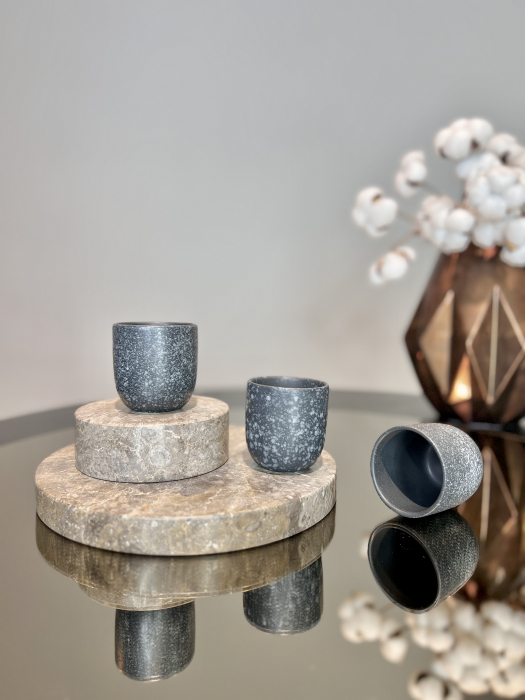 Pahar Ceramica Senso Novum (Granit-Negru, Mat, 150ml) Gresie Glazuratã Manual [8]