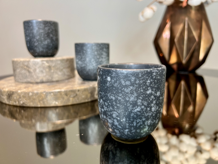 Pahar Ceramica Senso Novum (Granit-Negru, Mat, 150ml) Gresie Glazuratã Manual [9]
